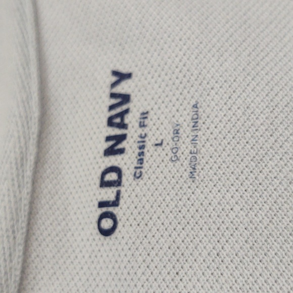 EUC Mens Pale Blue Old Navy Polo Size L - Picture 4 of 5